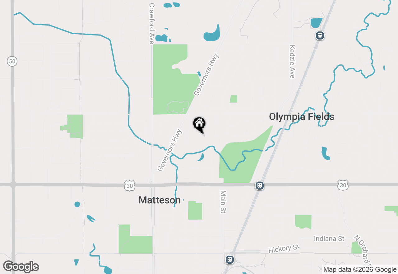 Map of 30 Strauss Lane, Olympia Fields, IL 60461