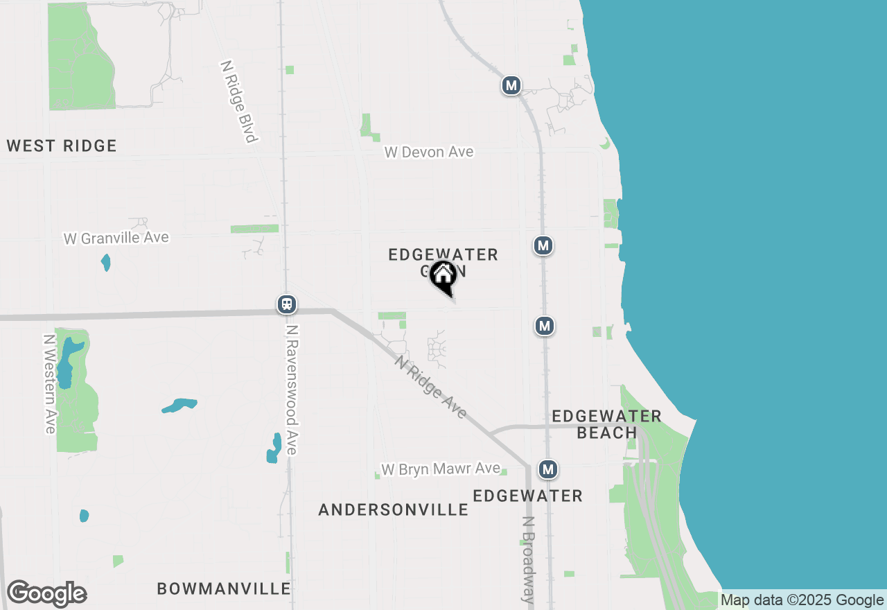 Map of 1400 W Elmdale Avenue #3E, Chicago, IL 60660