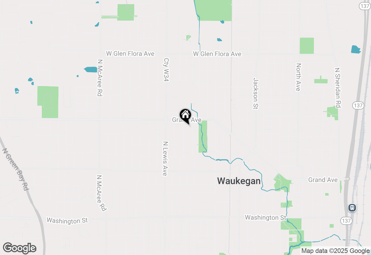 Map of 631 Lorraine Avenue, Waukegan, IL 60085