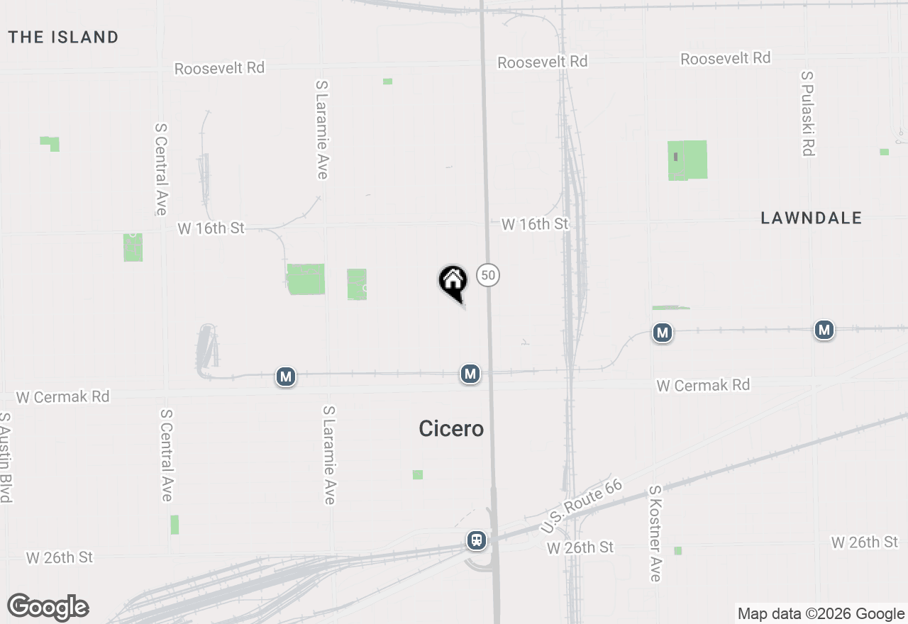 Map of 1903 S 49th Avenue #1, Cicero, IL 60804