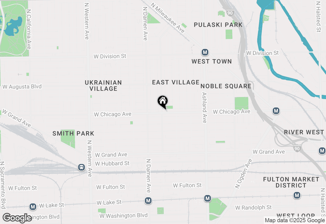 Map of 1858 W Chicago Avenue #2R, Chicago, IL 60622