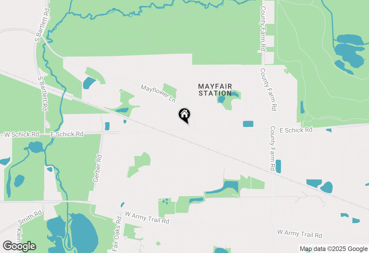 Map of 1668 Chatsford Court #1, Bartlett, IL 60103