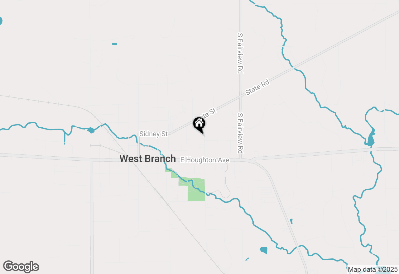 Map of 248 N Burgess, West Branch Twp, MI 48661