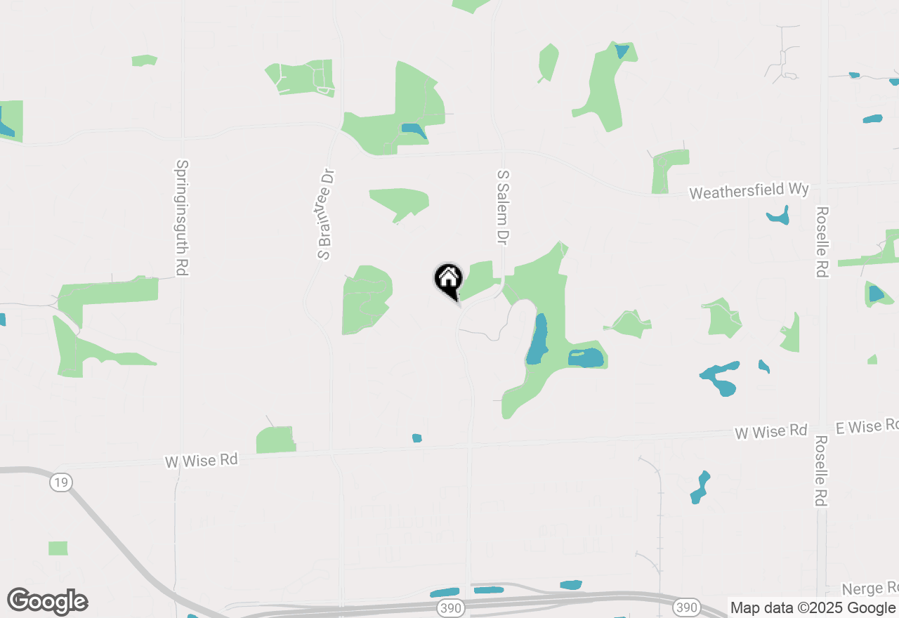 Map of 829 Pinehurst Lane, Schaumburg, IL 60193