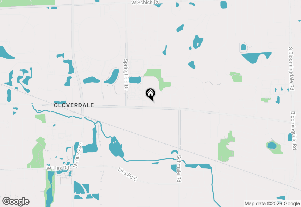 Map of 307 W Army Trail Road, Bloomingdale, IL 60108