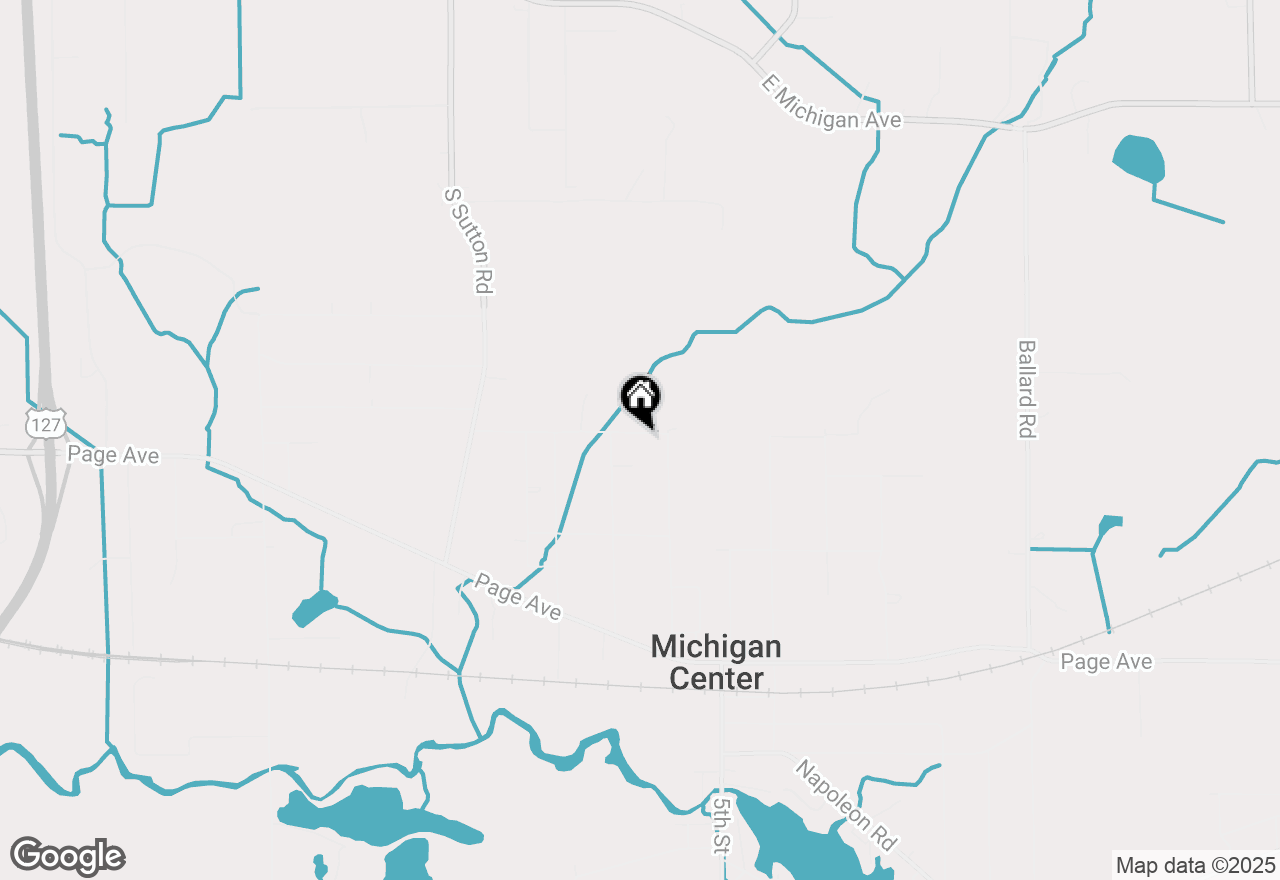 Map of 229 Showerman Road, Michigan Center, MI 49254