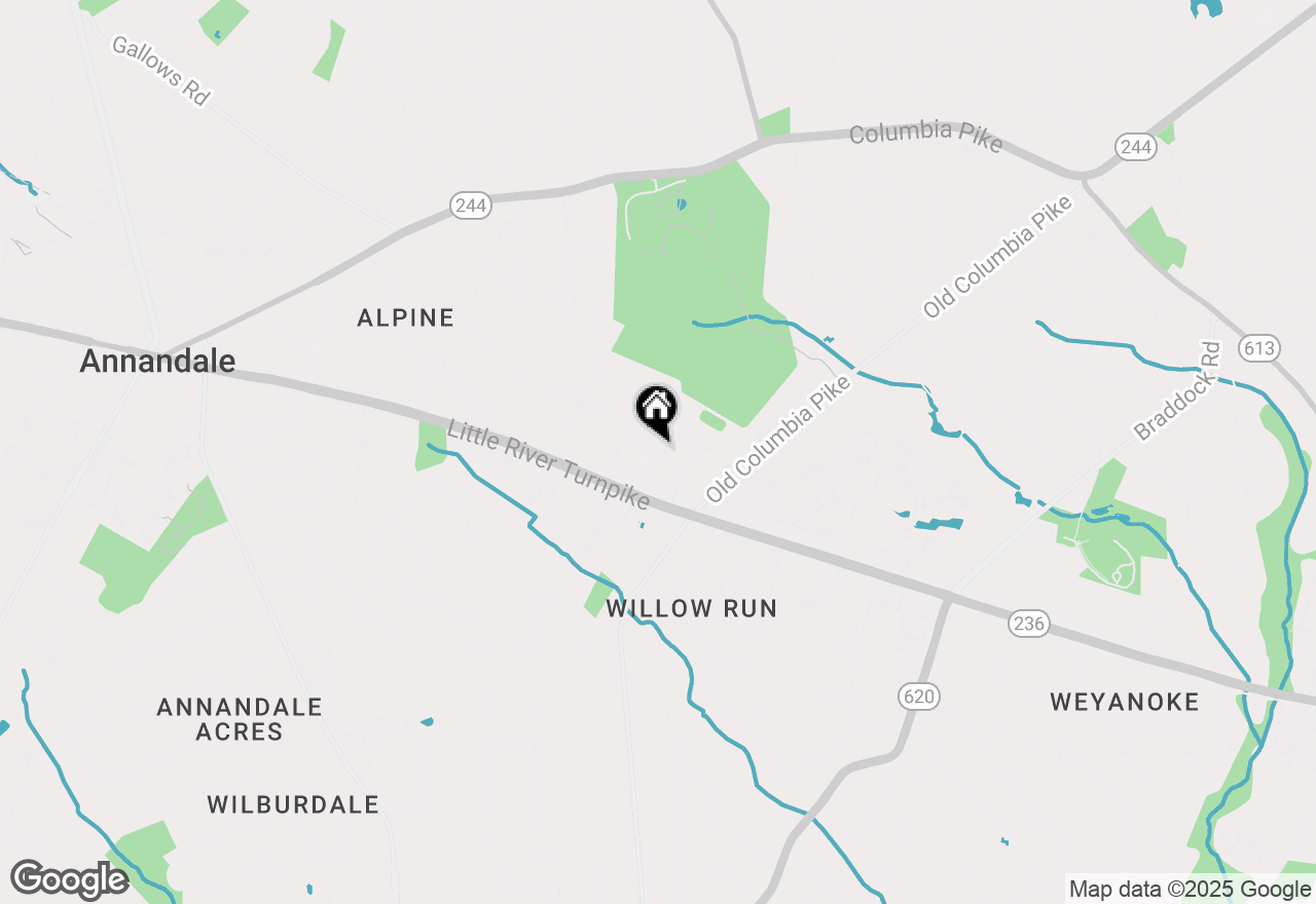 Map of 4516 Airlie Way, Annandale, VA 22003