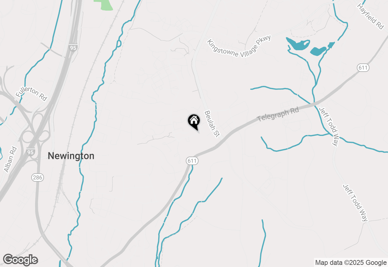 Map of 6544 Morning Meadow Drive, Alexandria, VA 22315