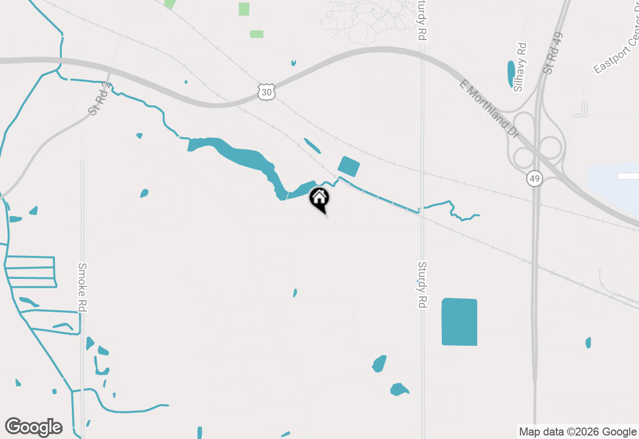 Map of 1207 Martinal Road, Valparaiso, IN 46383