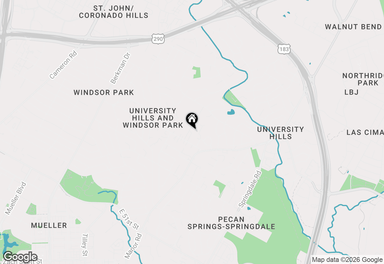 Map of 6110 Wheless Cv #E, Austin, TX 78723