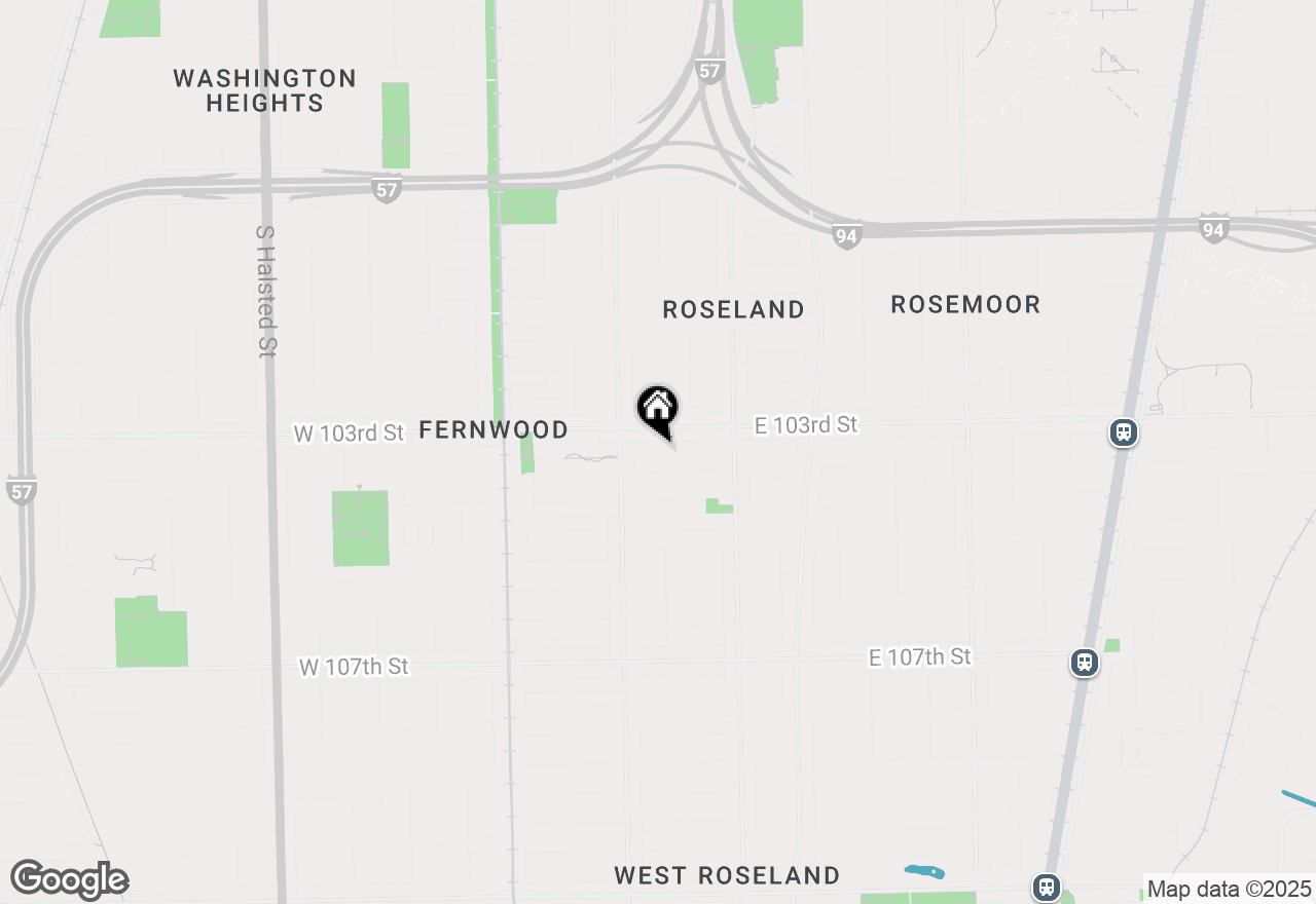 Map of 118 W 103rd Place, Chicago, IL 60628