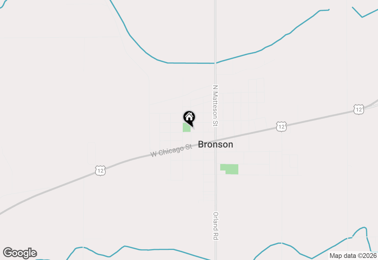 Map of 207 N Douglas Street, Bronson, MI 49028