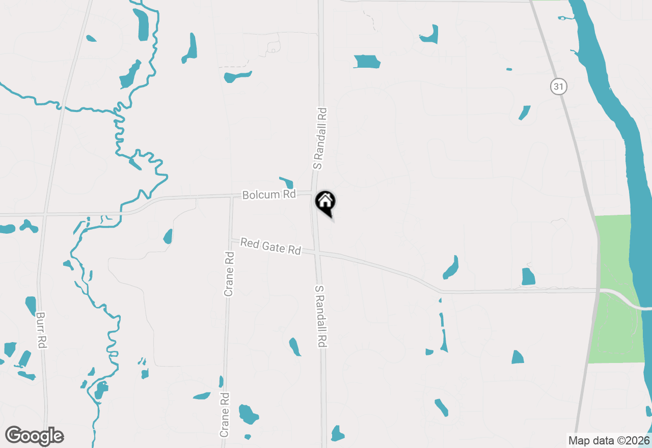 Map of 5N948 Westwood Lane, St. Charles, IL 60175