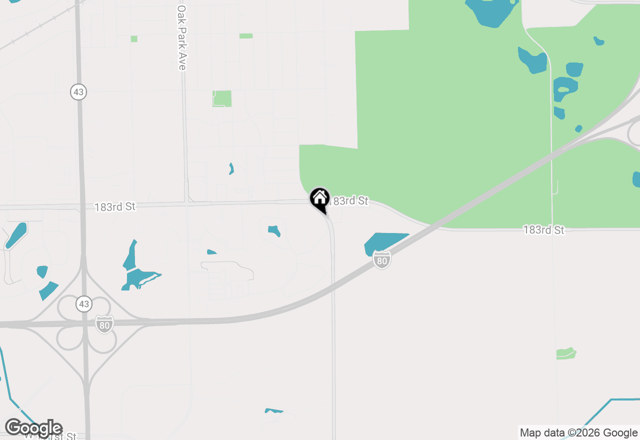 Map of 6331 Pine Ridge Court #3D, Tinley Park, IL 60477