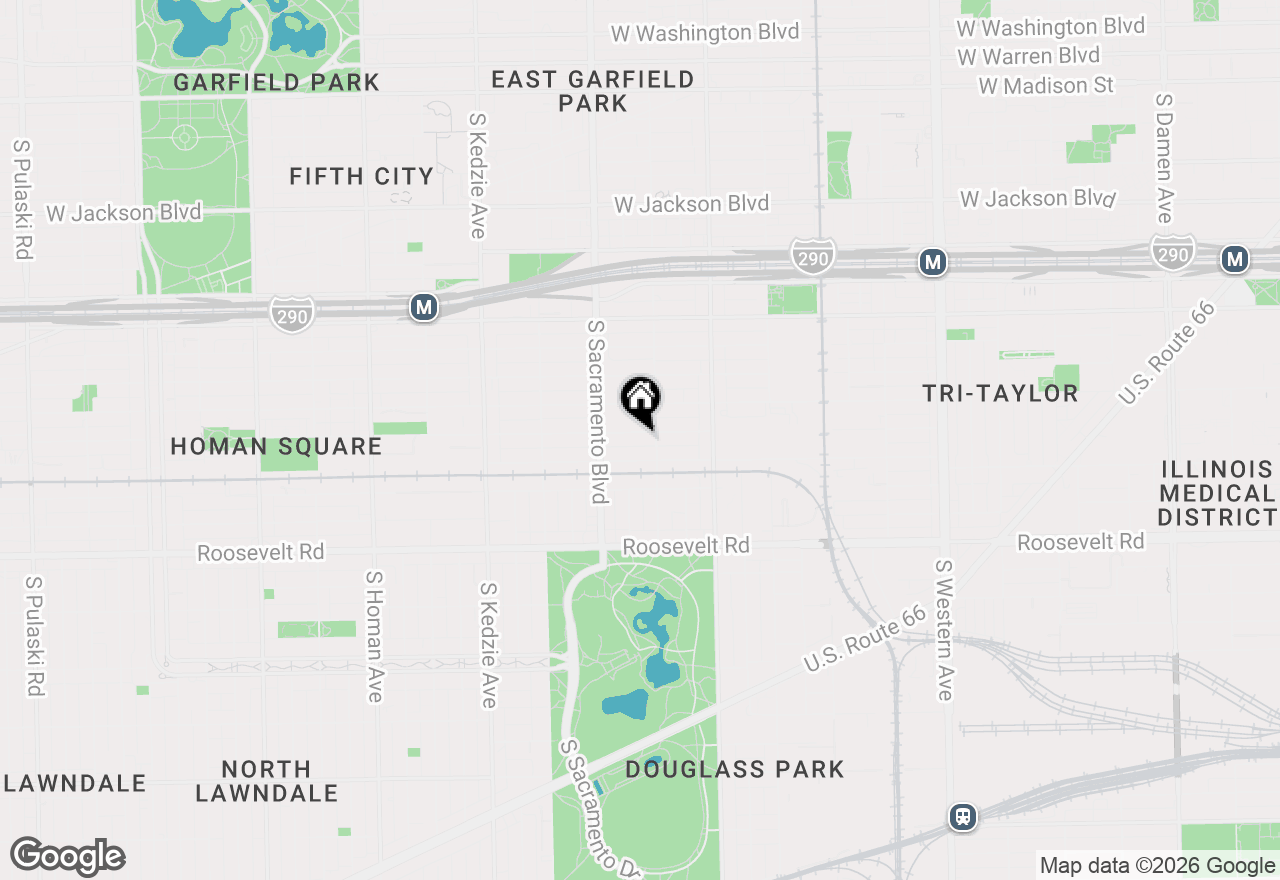 Map of 2917 W Arthington Street #2, Chicago, IL 60623