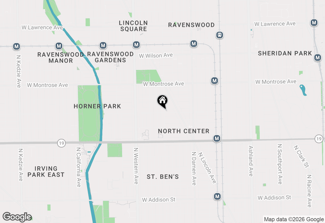 Map of 2204 W Berteau Avenue #1, Chicago, IL 60618