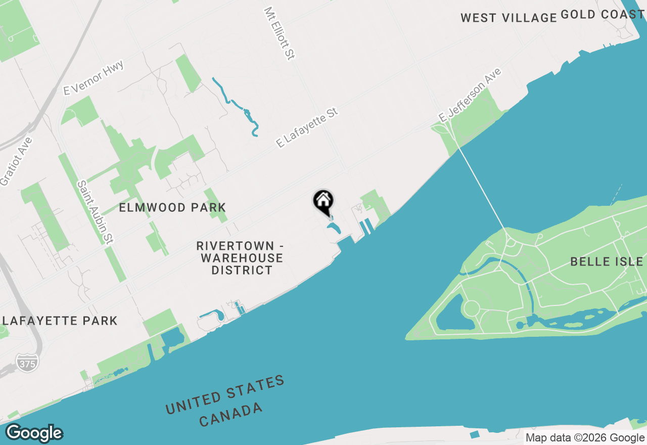 Map of 230 Main Sail Court #32, Detroit, MI 48207