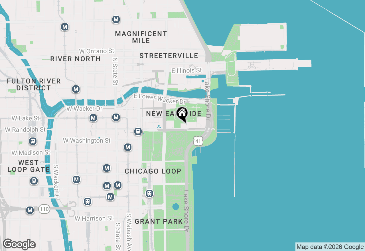 Map of 360 E Randolph Street #1007, Chicago, IL 60601