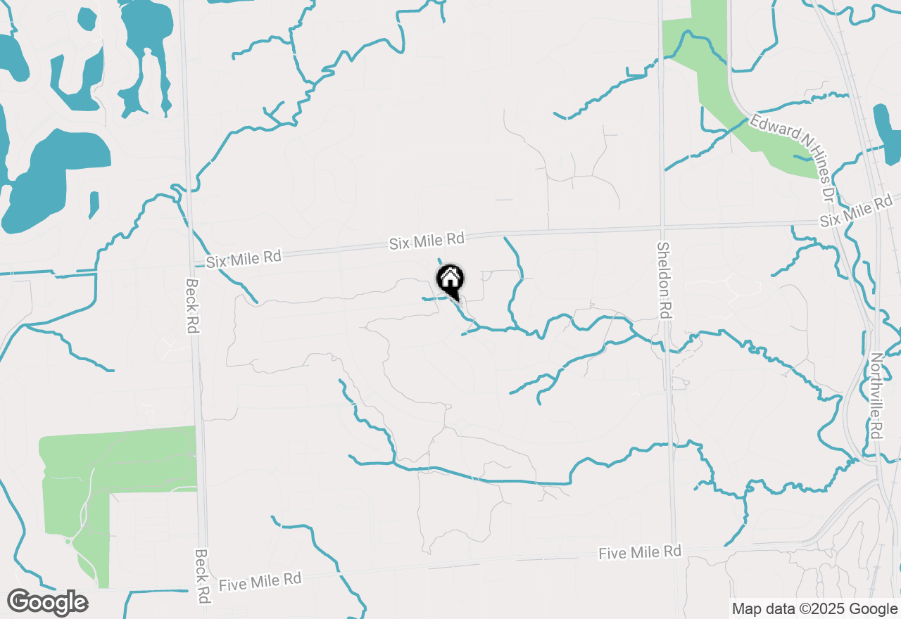 Map of 15908 Crystal Downs E, Northville, MI 48168