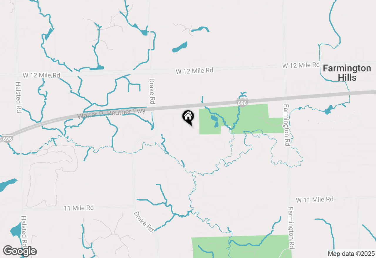 Map of 27085 Winchester Court, Farmington Hills, MI 48331