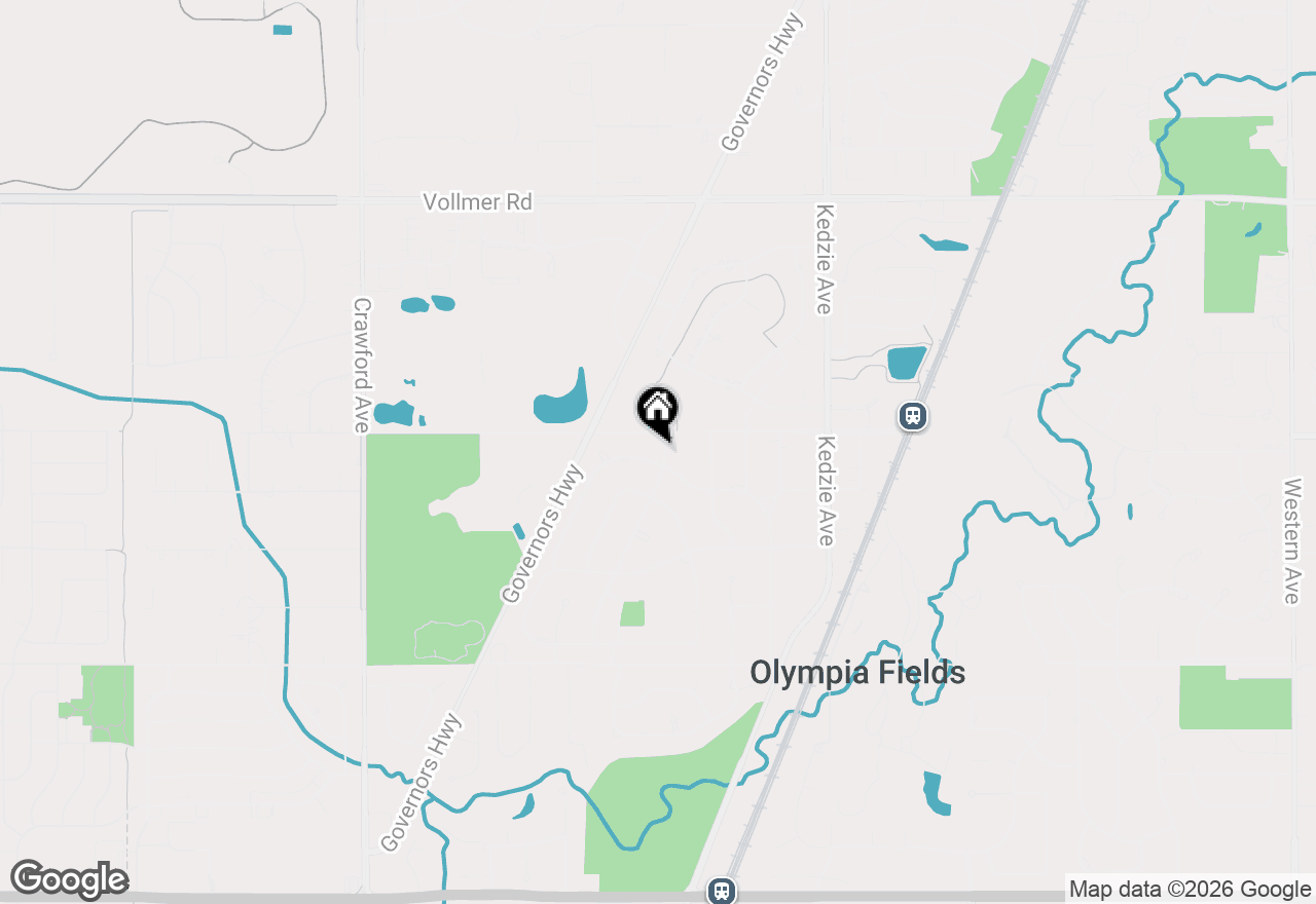 Map of 3451 Ithaca Road, Olympia Fields, IL 60461
