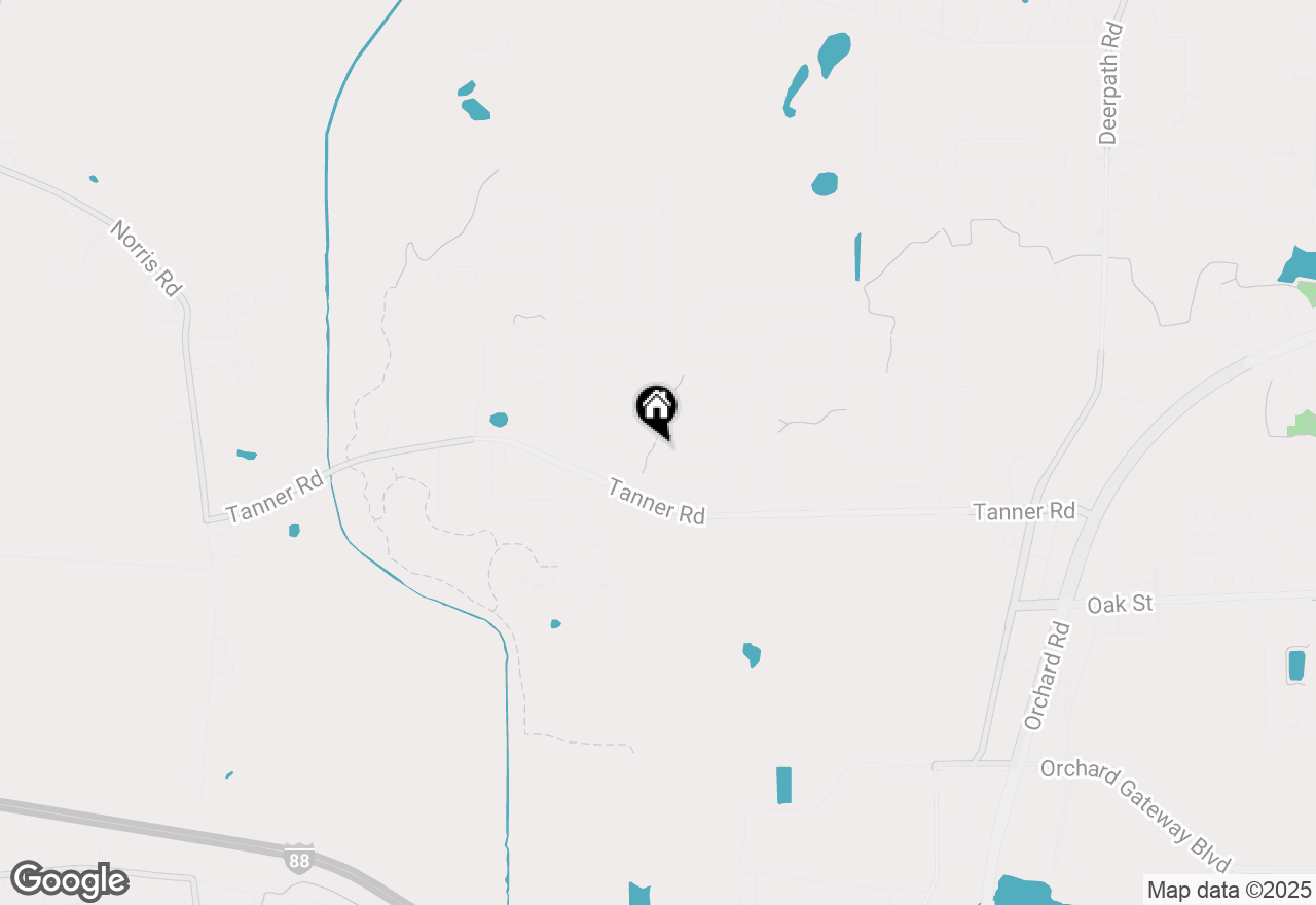 Map of 2772 Berman Road, North Aurora, IL 60542