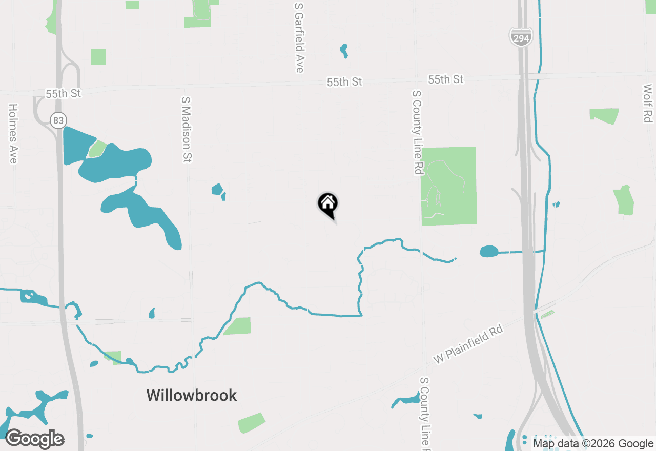 Map of 6001 Sedgley Court, Burr Ridge, IL 60527
