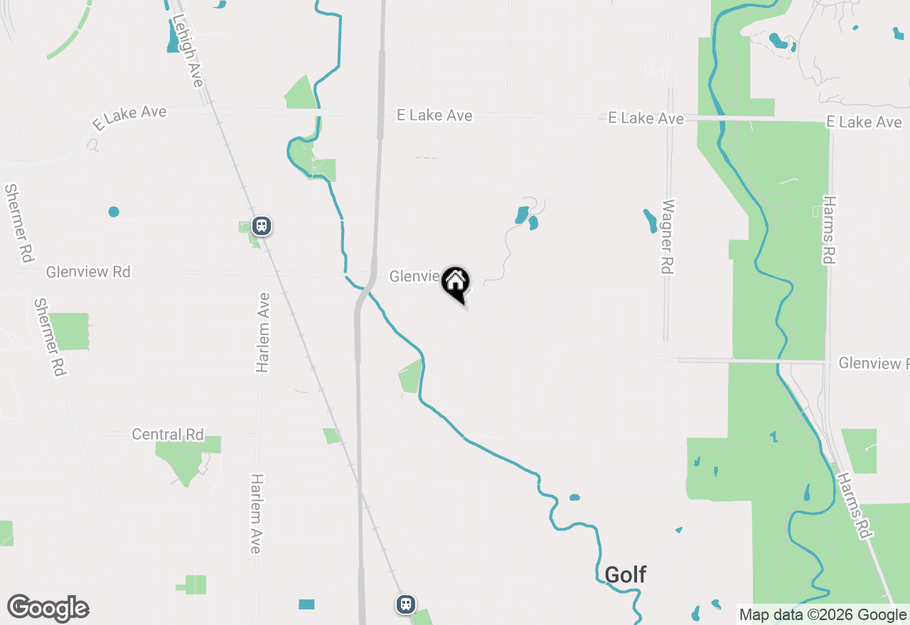 Map of 940 Drake Road, Glenview, IL 60025