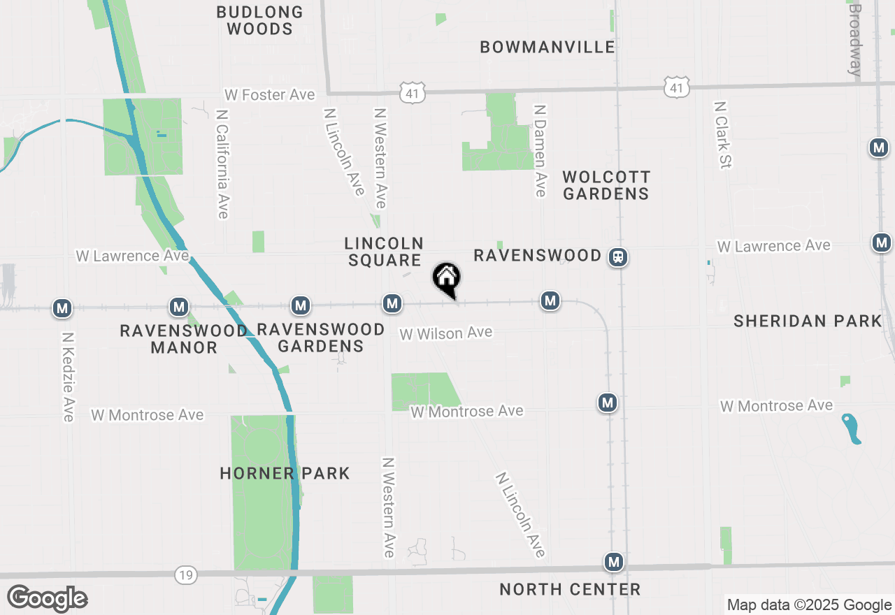 Map of 2224 W Eastwood Avenue, Chicago, IL 60625