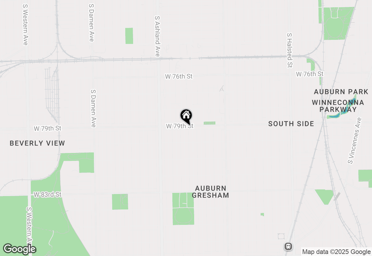 Map of 1423 W 79th Street, Chicago, IL 60620