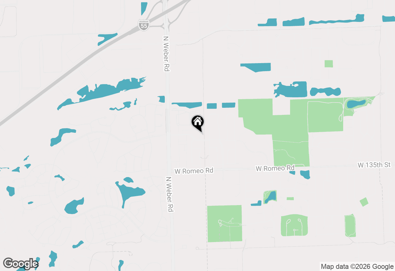 Map of 502 Le Moyne Avenue, Romeoville, IL 60446