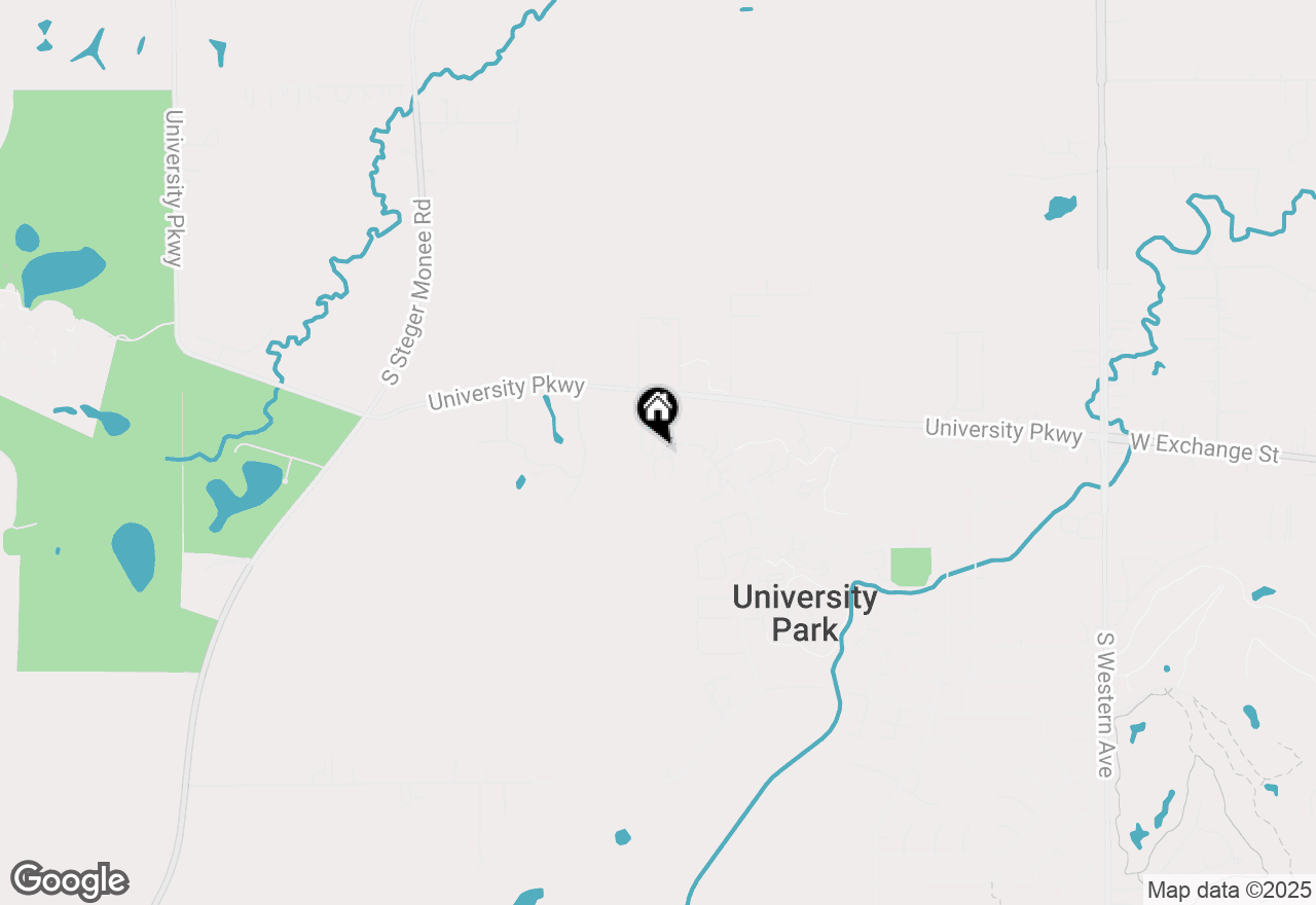 Map of 709 Spring Court #5, University Park, IL 60484