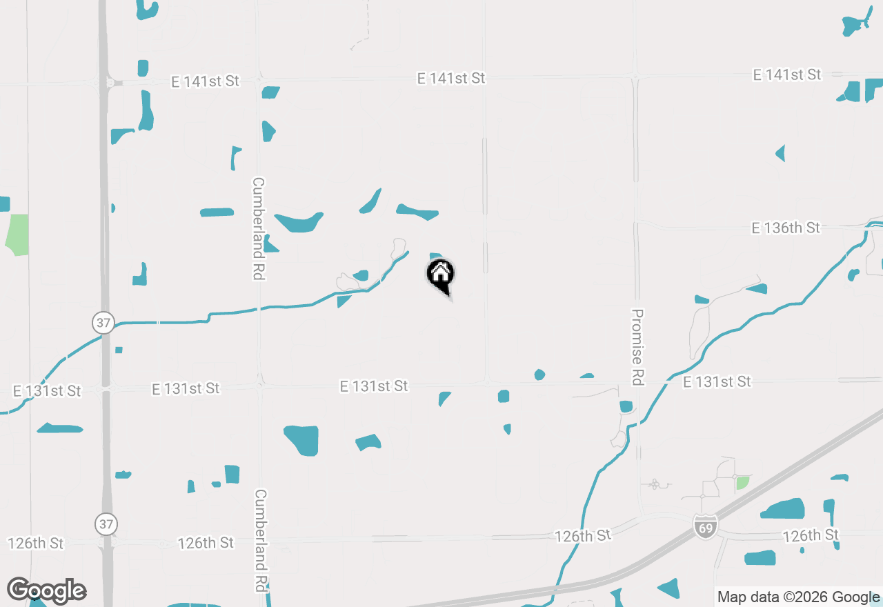 Map of 10461 Creektree Lane, Fishers, IN 46038