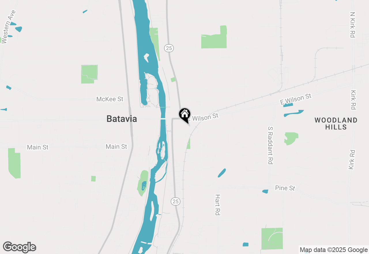 Map of 219 Webster Street #1, Batavia, IL 60510