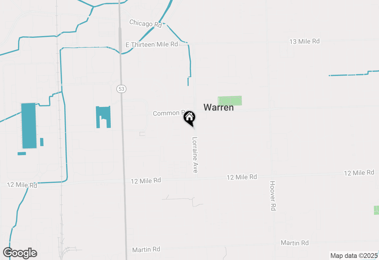 Map of 29852 City Center Drive #3, Warren, MI 48093