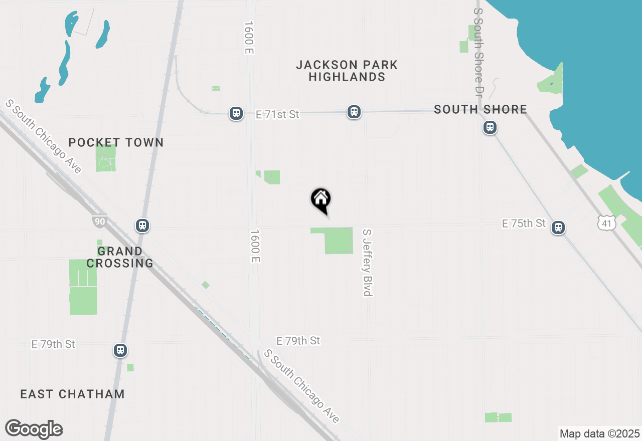 Map of 7447 S Constance Avenue, Chicago, IL 60649