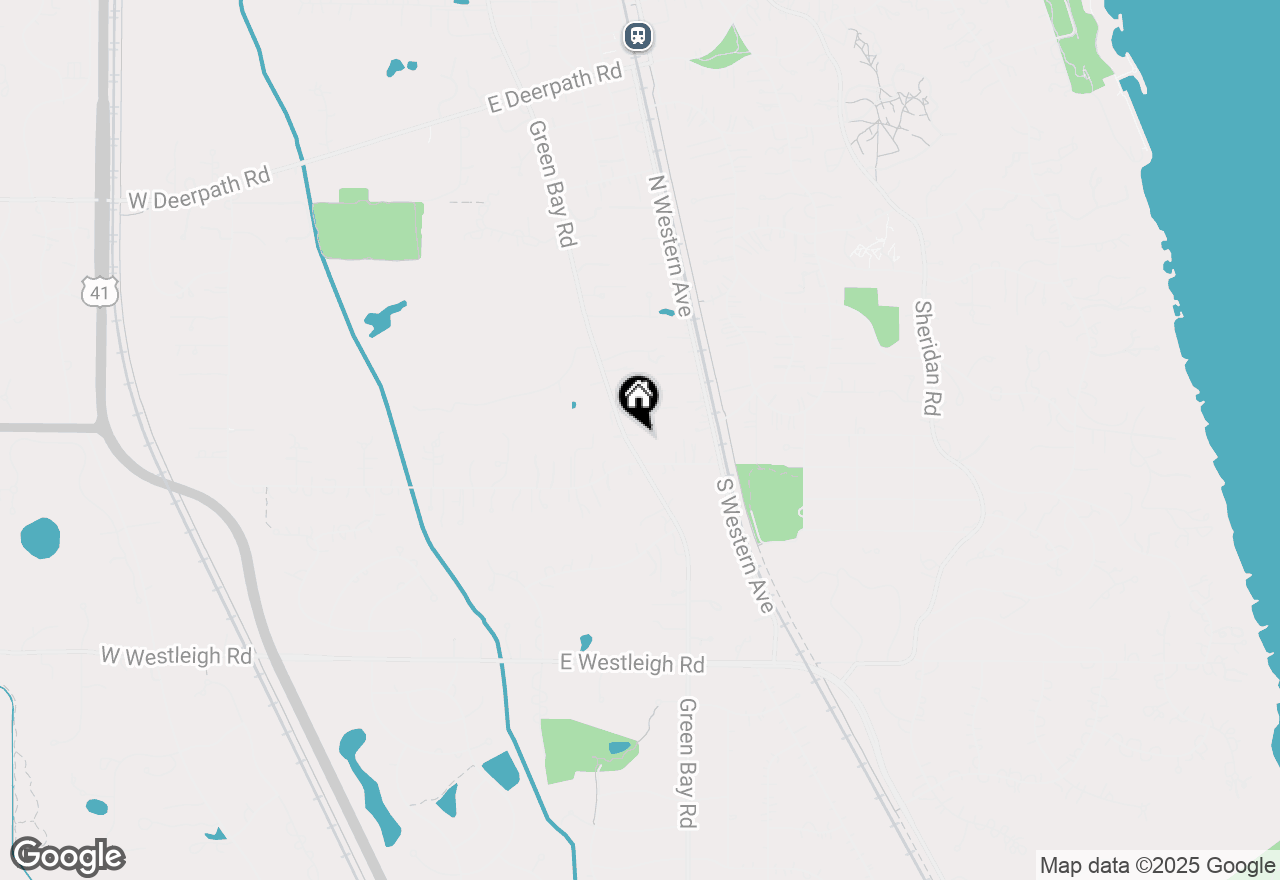 Map of 3 S Green Bay Road, Lake Forest, IL 60045