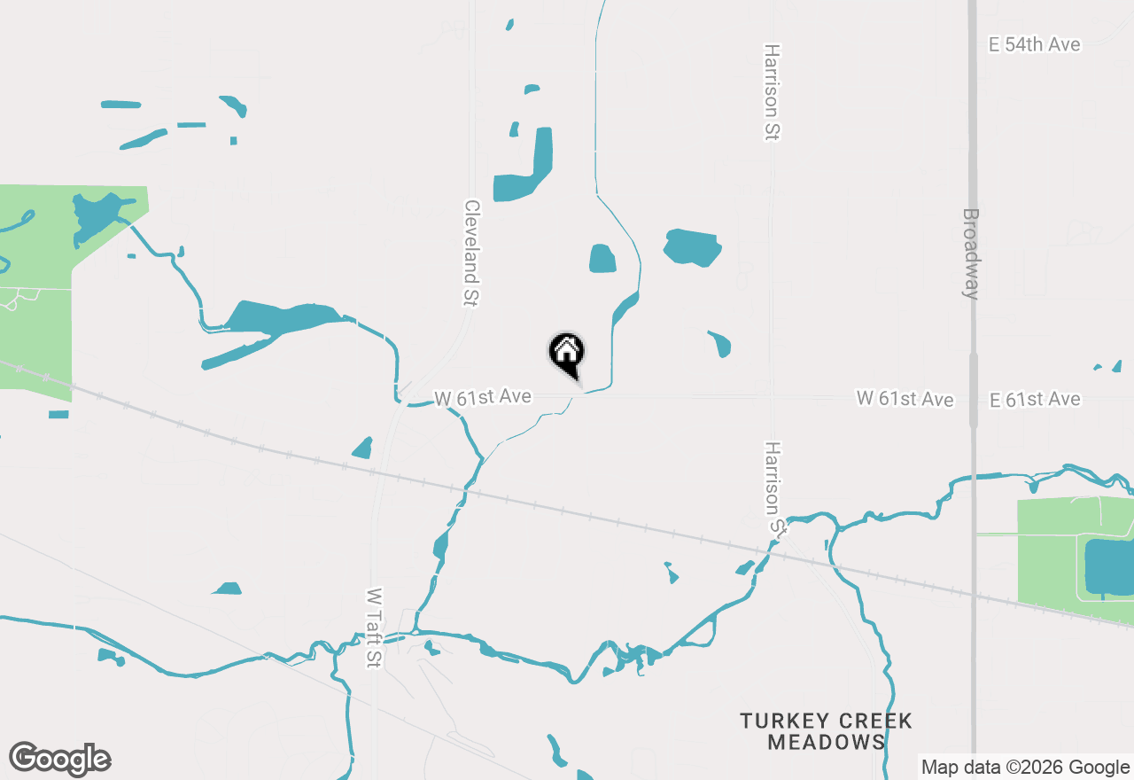 Map of 1696 W 61st Avenue, Merrillville, IN 46410