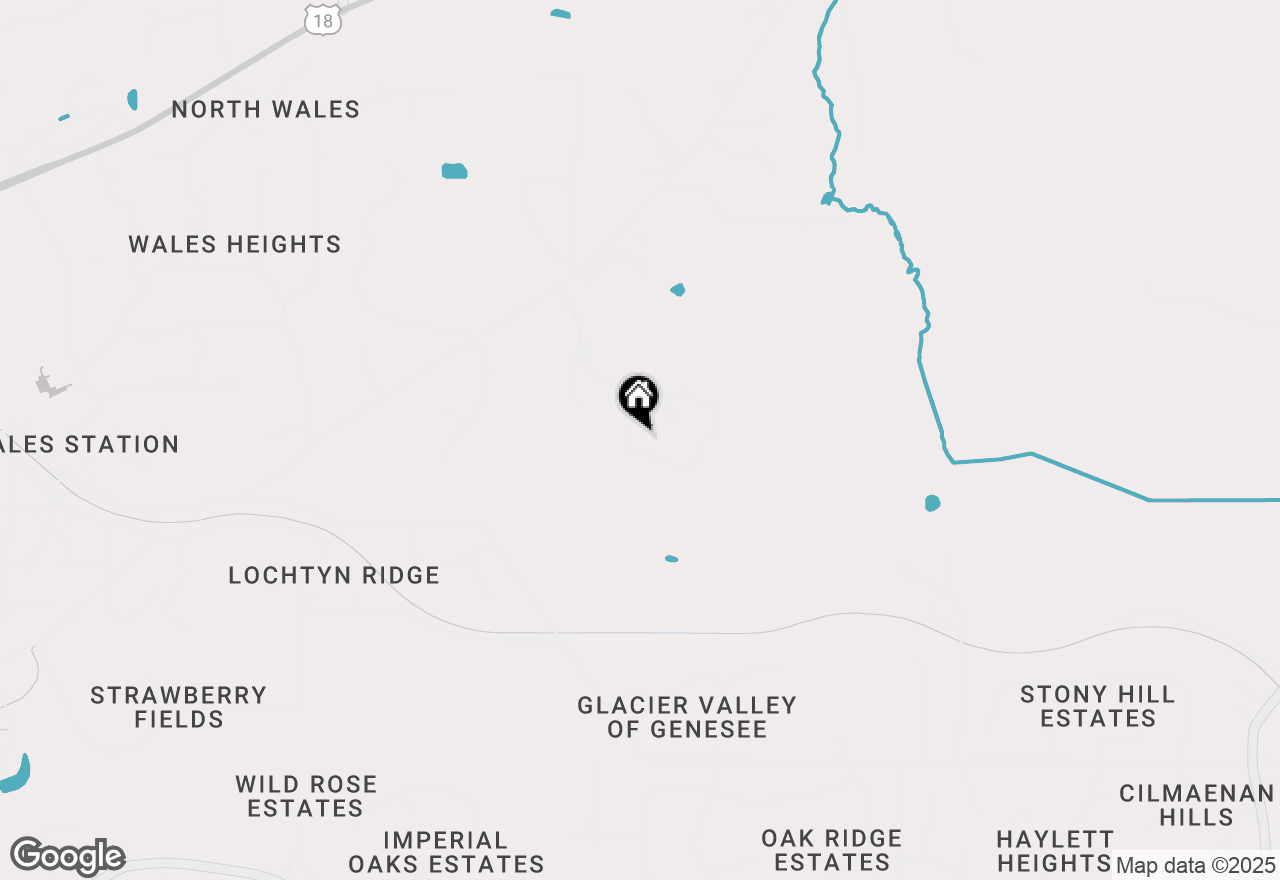 Map of 131 Legend Way, Wales, WI 53183