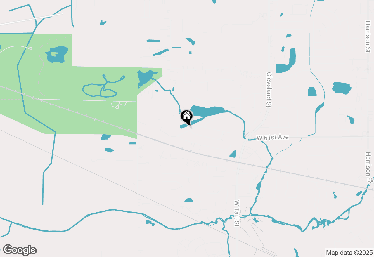 Map of 2912 W 60th Drive, Merrillville, IN 46410