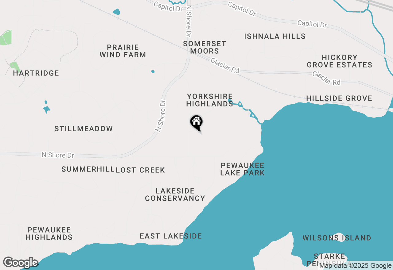 Map of W283N3660 Yorkshire Trce, Pewaukee, WI 53072