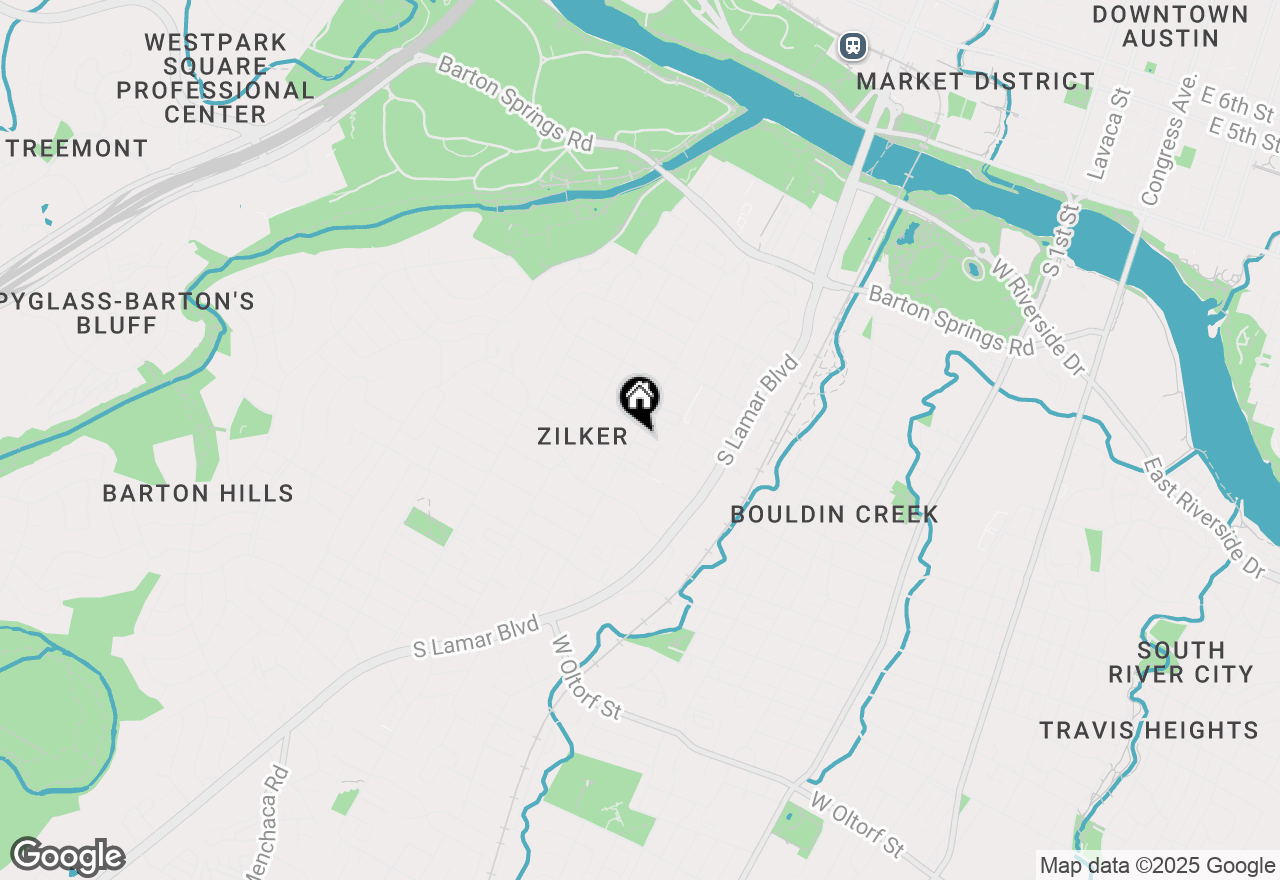 Map of 1305 Kinney Ave #2, Austin, TX 78704