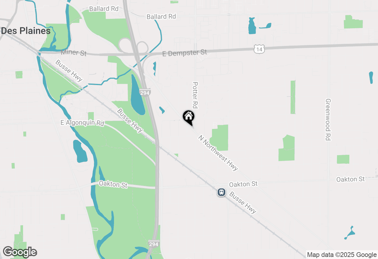 Map of 1316 N Northwest Highway, Park Ridge, IL 60068