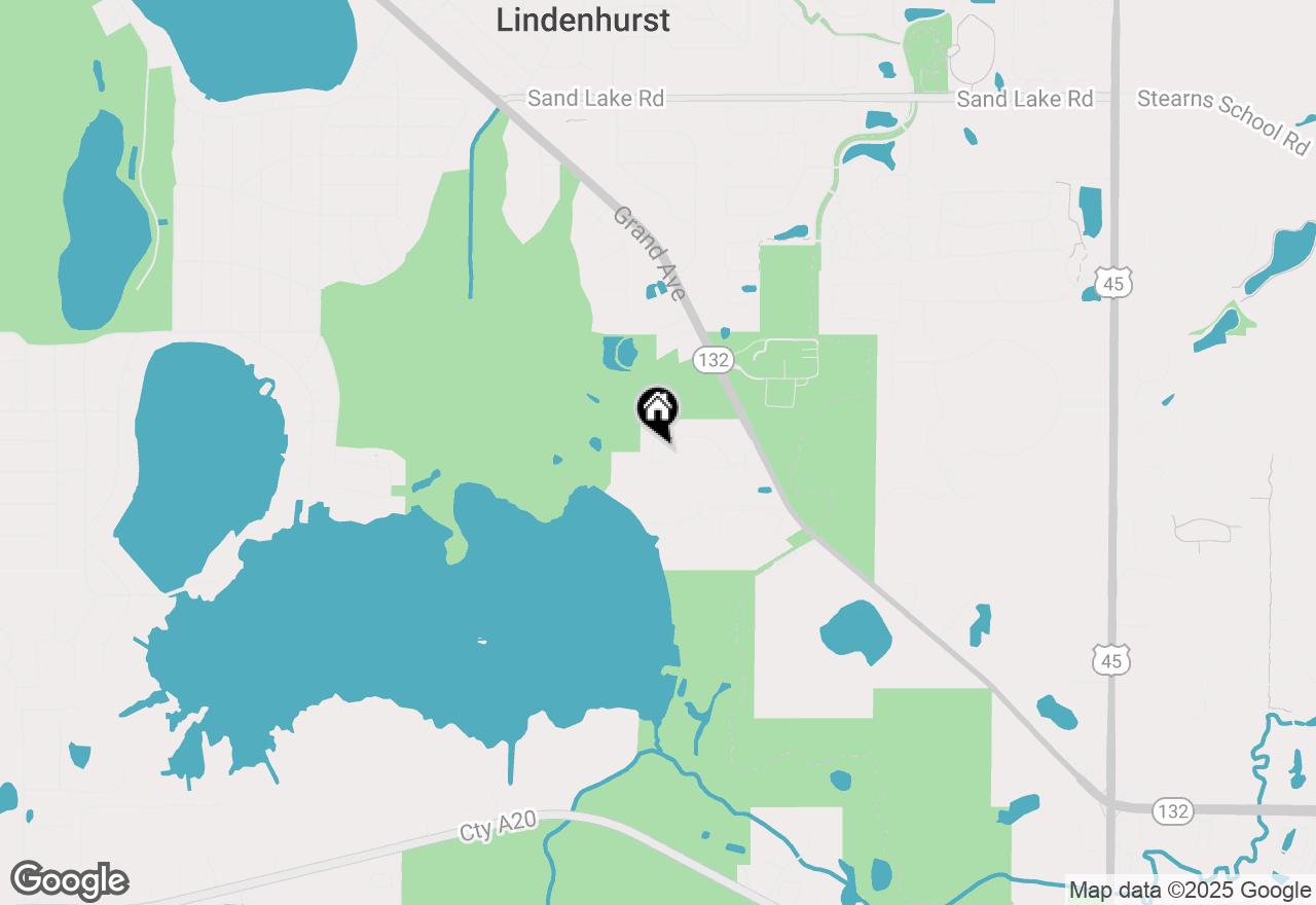 Map of 2598 Dover Court, Lindenhurst, IL 60046