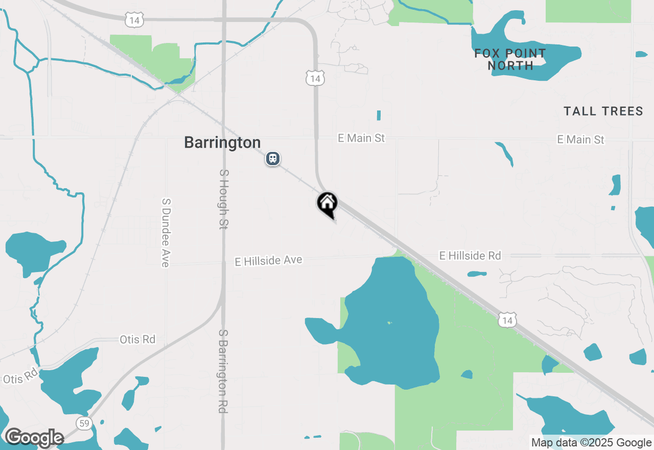 Map of 618 Hill Street, Barrington, IL 60010