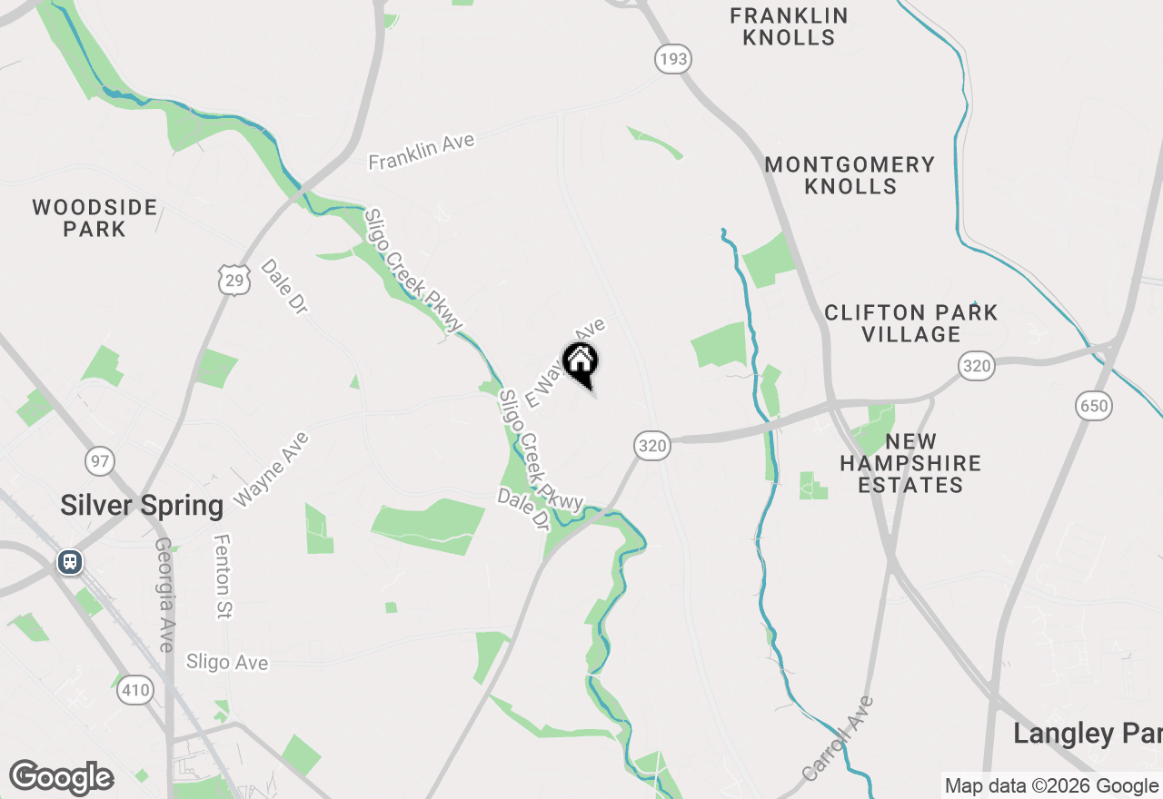 Map of 8711 Plymouth Street #5, Silver Spring, MD 20901