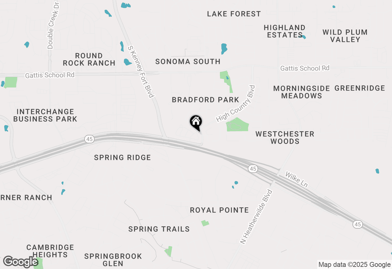Map of 2880 Donnell Dr #202, Round Rock, TX 78664