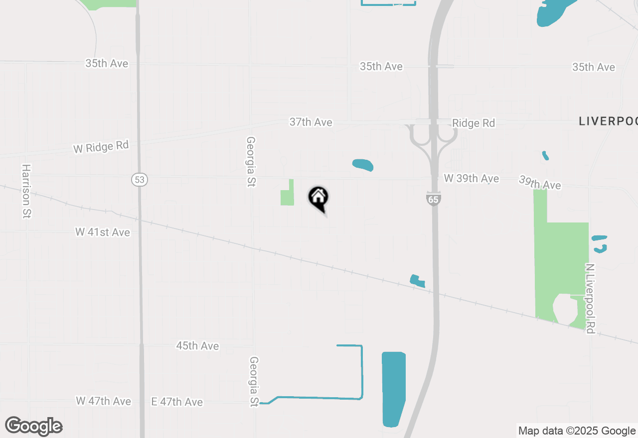 Map of 4042 Ohio Street, Gary, IN 46409