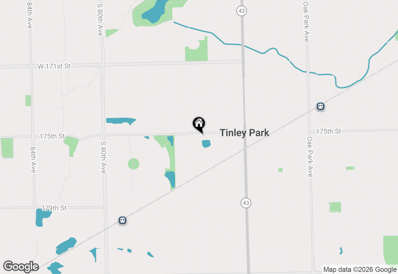 Map of 7523 175th Street #731, Tinley Park, IL 60477