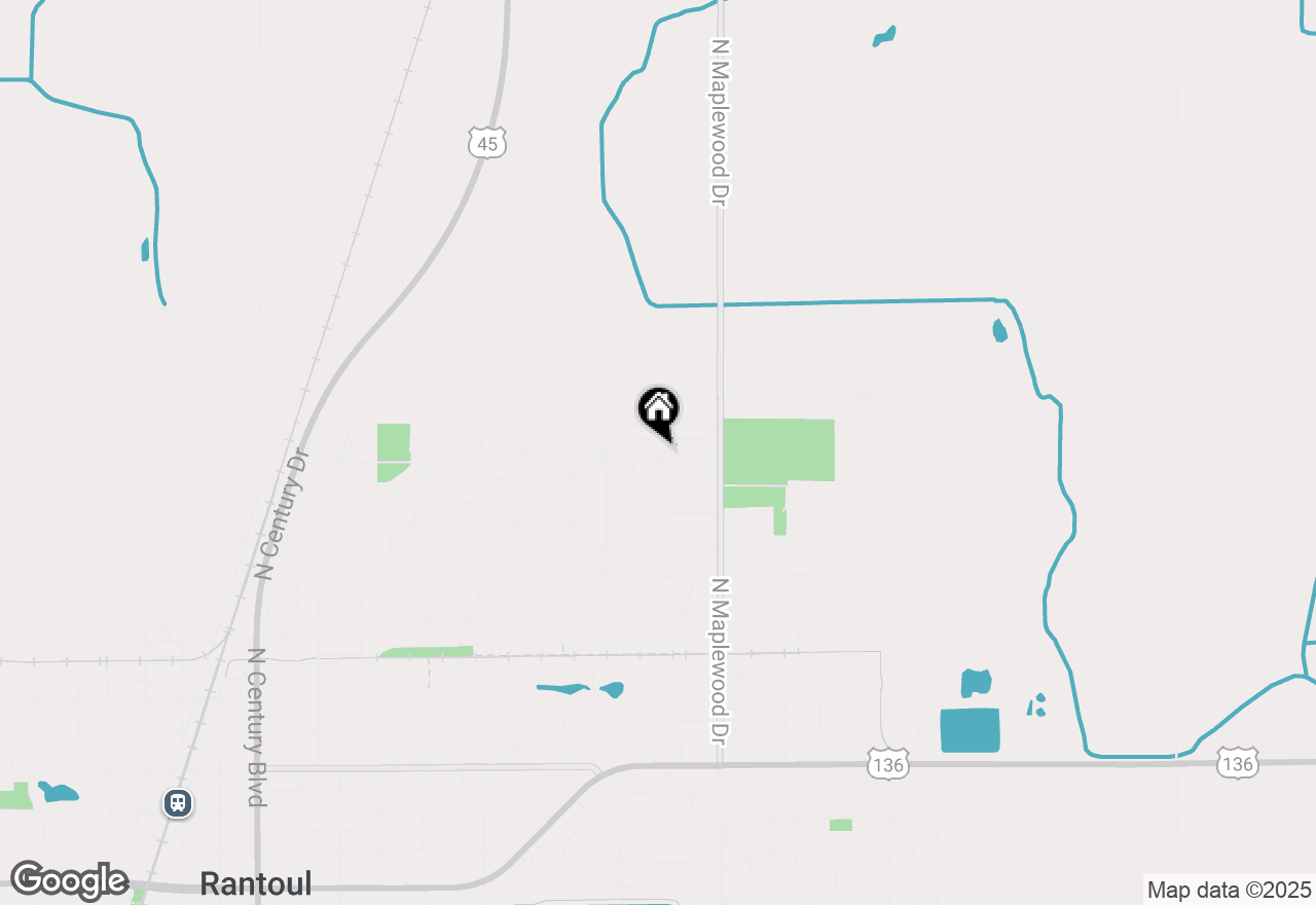 Map of 1221 Brookshire Drive #1221, Rantoul, IL 61866